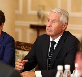 Președintele Republicii Moldova a avut o întrevedere cu delegația Consiliului Europei, condusă de Secretarul General, dl Thorbjorn Jagland