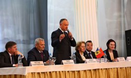 Președintele Republicii Moldova a avut o întrevedere cu reprezentanții diasporei moldovenești din Federația Rusă