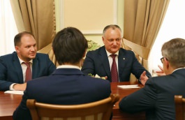 Igor Dodon a avut o întrevedere cu Pirkka Tapiola  