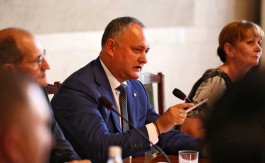 Preşedintele Igor Dodon a convocat ședința Consiliului economic pe lîngă președintele țării