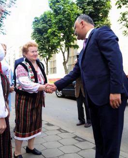 Președintele Republicii Moldova, Igor Dodon a avut o întrevedere cu reprezentanții diasporei moldovenești în Republica Belarus