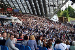 Președintele Igor Dodon a participat la ceremonia oficială de deschidere a Festivalului Internaţional „Slaveanski Bazar” 