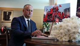 Președintele Igor Dodon a vizitat Ambasada Republicii Turcia