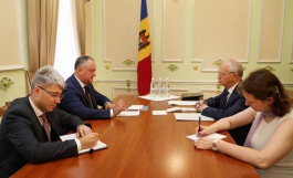  Președintele Igor Dodon a avut o întrevedere cu Ambasadorul Extraordinar şi Plenipotenţiar al Federației Ruse în Republica Moldova, Farit Muhametşin