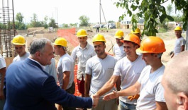 Igor Dodon efectuează o vizită de lucru în orașul Comrat din UTA Găgăuzia