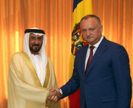 Președintele Igor Dodon a avut o întrevdere cu o delegație din Emiratele Arabe Unite  