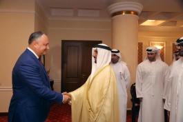 Președintele Igor Dodon a avut o întrevdere cu o delegație din Emiratele Arabe Unite  