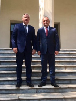 Igor Dodon și Dmitri Rogozin au avut o întrevedere la Teheran