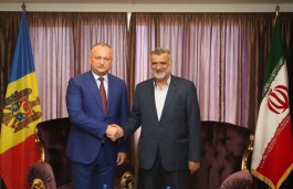 Președintele Igor Dodon a avut o întrevedere cu Mahmoud Hojjati