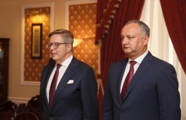 Igor Dodon a avut o întrevedere cu Pirkka Tapiola