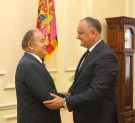 Președintele Republicii Moldova a avut o întrevedere cu ambasadorul Republicii Turcia