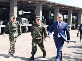 Igor Dodon a efectuat o vizită la Compania infanterie independentă a Forţelor de Menţinere a Păcii a Republicii Moldova din satul Varniţa, raionul Anenii Noi