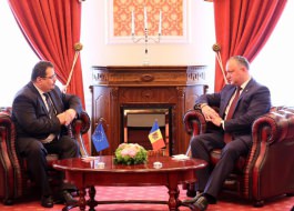 Președintele țării, Igor Dodon a avut o întrevedere cu ambasadorul Peter Michalko, Şef al Delegaţiei UE în Republica Moldova