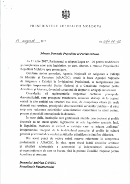 Президент Республики Молдова рассказал, что скрывают отклоненные им законопроекты, на принятии которых настаивает ДПМ