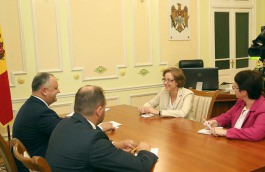 President of the Republic of Moldova, Igor DODON held a meeting with the new Ambassador Extraordinary and Plenipotentiary of the Federal Republic of Germany in the Republic of Moldova Mrs. Julia MONAR