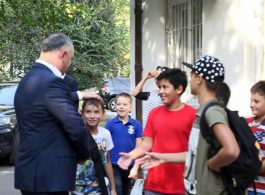 The President of Moldova visited the Chisinau sports school named after. George Osipov, where the international water polo championship "President's Cup" will take place