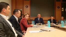 Igor Dodon a participat la lucrările mesei rotunde dedicată problemelor politicii lingvistice în Republica Moldova