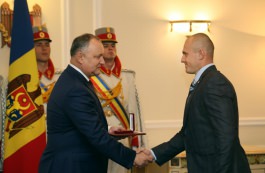 Președintele Republicii Moldova, Igor Dodon a înmînat înalte distincții de stat 