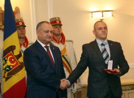 Președintele Republicii Moldova, Igor Dodon a înmînat înalte distincții de stat 