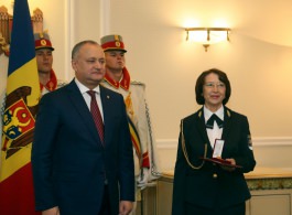 Moldovan president hands state distinctions