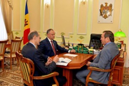 Moldovan head of state, member of economic council under president discuss export of agro-food production to Russia