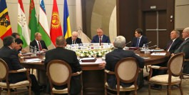 Moldovan president participates in meeting of Commonwealth of Independent States' council of heads of state