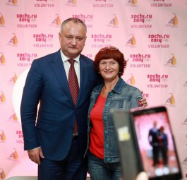 Igor Dodon held a meeting with representatives of the Moldovan diaspora living in the city of Sochi and the Krasnodar region.