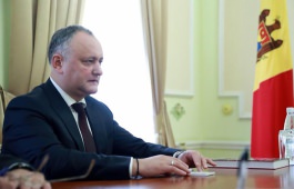 Igor Dodon a avut o întrevedere cu Ambasadorul Extraordinar şi Plenipotenţiar al Federaţiei Ruse în Republica Moldova, Farit Muhametșin