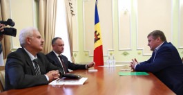 Moldovan president meets politician from Transnistria