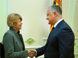 Președintele Igor Dodon a avut o întrevedere cu E.S. Valeria Biagiotti, Ambasador Extraordinar şi Plenipotenţiar al Republicii Italiene în Republica Moldova