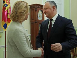 Președintele Igor Dodon  a avut o întrevedere cu başkanul Găgăuziei, Irina Vlah.