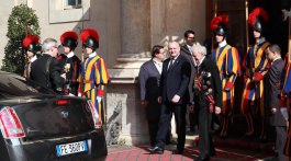 Moldovan President Igor Dodon had a meeting with the Sovereign Pontiff, His Holiness Pope Francis