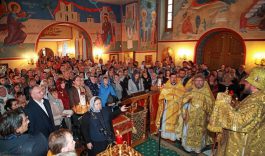 Igor Dodon took part in the Divine Liturgy at the the Church of the Holy Great Martyr Catherine in Rome