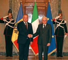 Moldovan head of state meets president of Italy