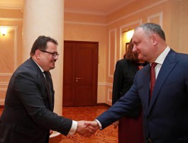 Președintele Republicii Moldova, Igor Dodon, s-a întîlnit cu Cecilia Malmstrôm, Comisar European pentru Comerț