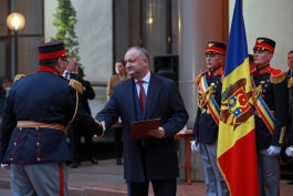 Igor Dodon a conferit Orchestrei Prezidențiale a Republicii Moldova titlul onorific  „Colectiv  Artistic  Emerit”