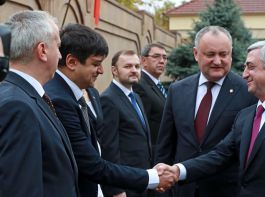 Președintele Moldovei Igor Dodon a avut o întrevedere cu Președintele Armeniei, Serzh Sargsyan