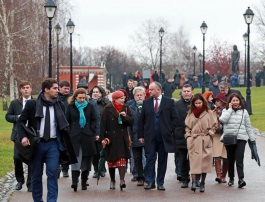 Președintele Republicii Moldova a participat la ceremonia de inaugurare a monumentului lui Dimitrie Cantemir