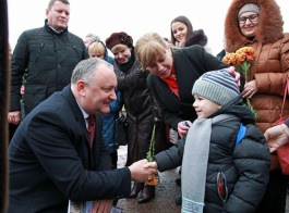 Președintele Republicii Moldova a participat la ceremonia de inaugurare a monumentului lui Dimitrie Cantemir