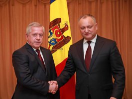 Igor Dodon had a meeting with Anatoliy Kyrylovych Kinakh,  the leader of Party of Industrialists and Entrepreneurs of Ukraine, the former prime minister of Ukraine.