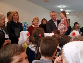 Igor Dodon a vizitat astăzi grădinița de copii din orașul Ciadîr-Lunga