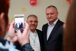 Igor Dodon a vizitat astăzi grădinița de copii din orașul Ciadîr-Lunga