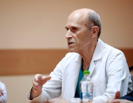 Cuplul prezidențial a efectuat o vizită la  Institutul Mamei și Copilului, Clinica Emilian Coțaga