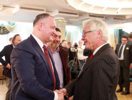 Igor Dodon, președintele Republicii Moldova a participat la lansarea cărții ”Zidul de Vest nu a căzut”  