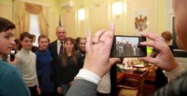 Igor Dodon: "More than 70 children from the northern regions of Moldova visited today the presidency"