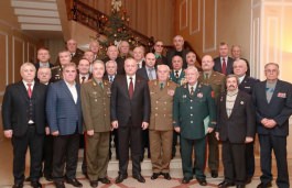 Șeful statului a participat la ședința Comisiei veteranilor forțelor armate ai organelor de drept și participanților la conflictele militare  