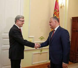 Igor Dodon a avut o întrevedere cu ambasadorul Republicii Cehe în Republica Moldova, Zdeněk Krejčí