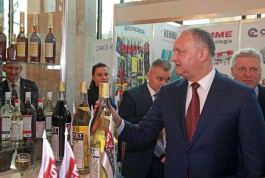 Șeful statului a participat la Expoziția internațională specializată de vinuri ”Expovin Moldova- 2018”