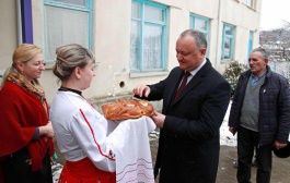 The President is on a visit to Cahul district