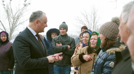 The President is on a visit to Cahul district